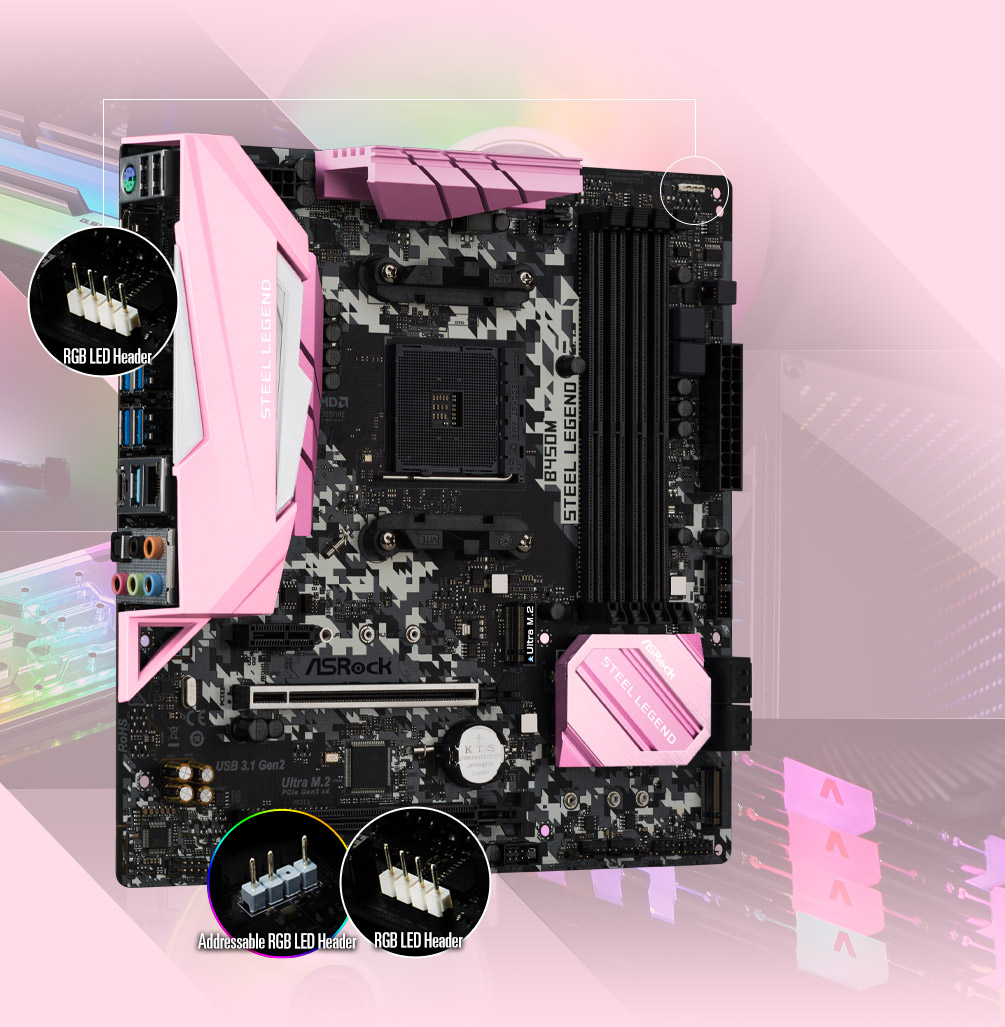 Polychrome LED(SL-aura) Pink